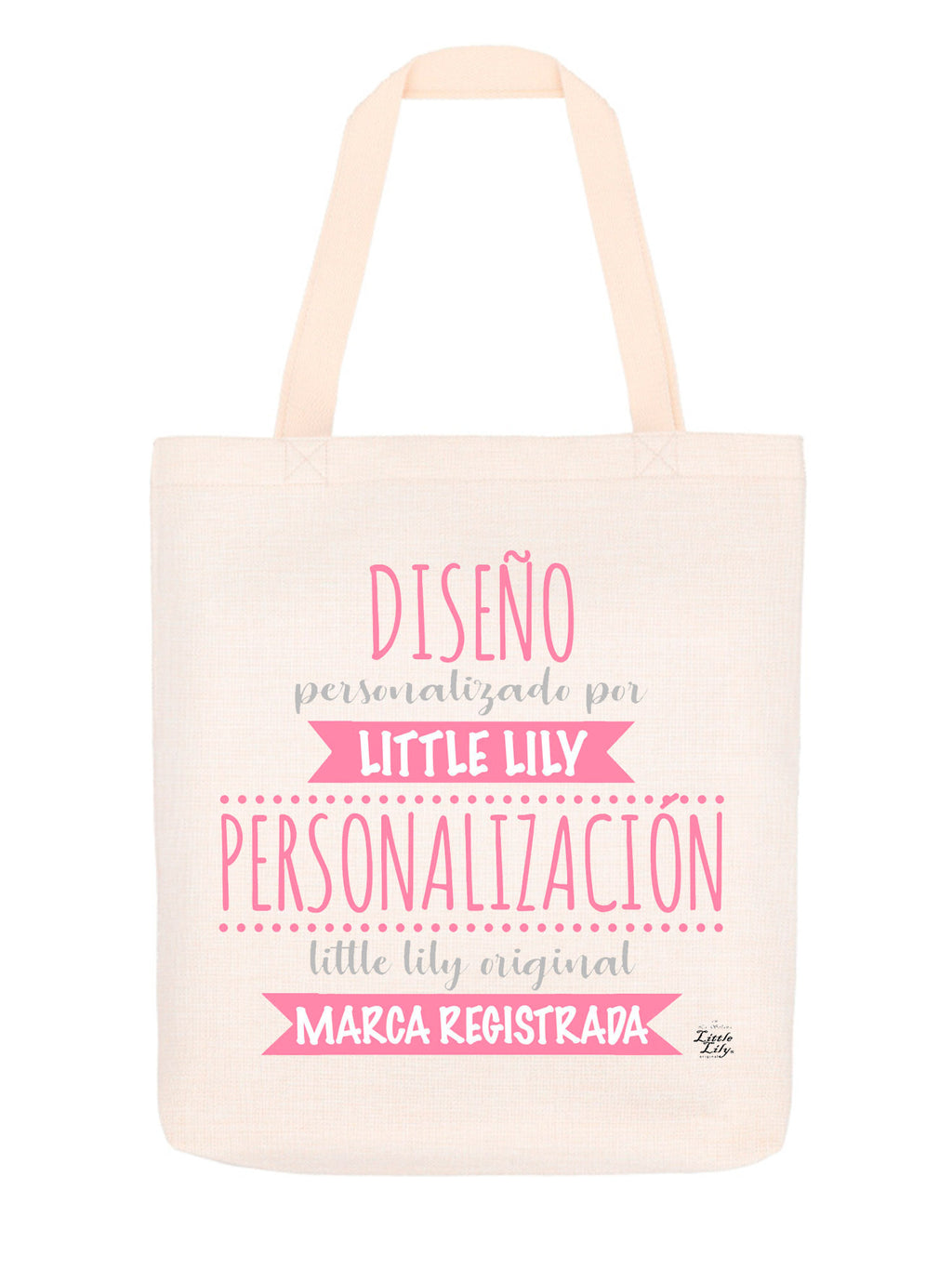 Bolso de lino con asas