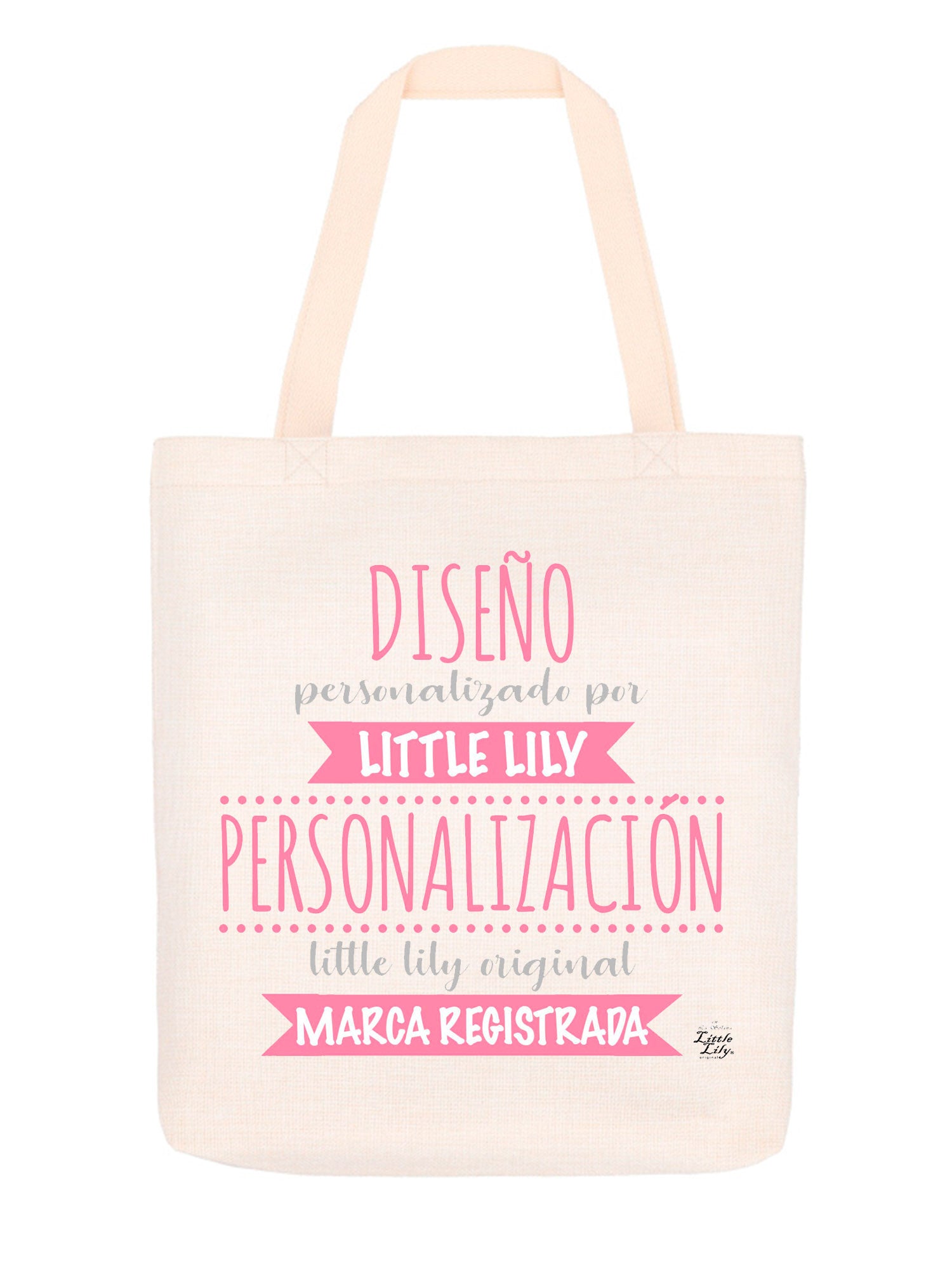 Bolso de lino con asas