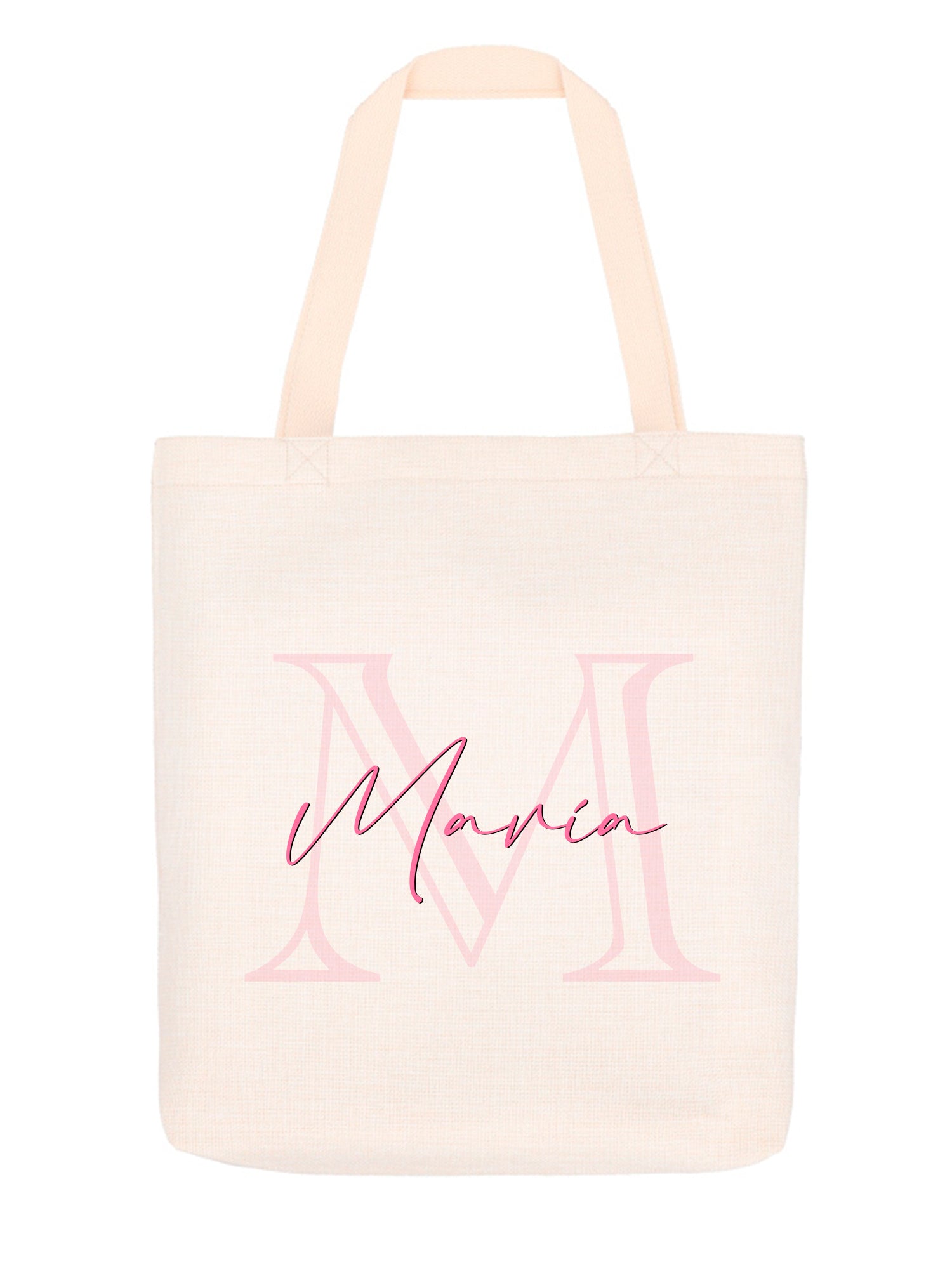 Bolso de lino con asas