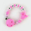 Cadenita de silicona Corona Tonos Rosa personalizada Mi Pipo