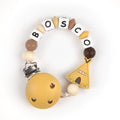 Cadenita de silicona Tipi Mostaza personalizada Mi Pipo