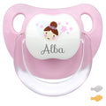 Chupete Baby Deco Hada Rosa Personalizado - frontal