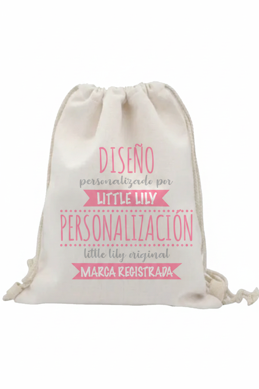 Mochila de lino