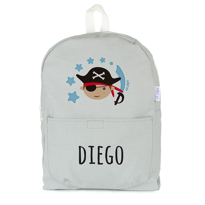Mochila Medium Lona Pirata Personalizada MiPipo