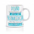 Taza con texto