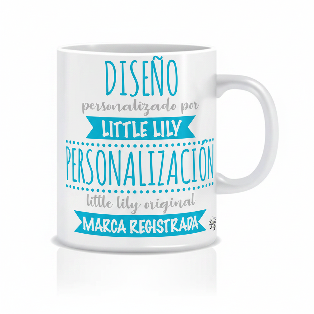 Taza con texto