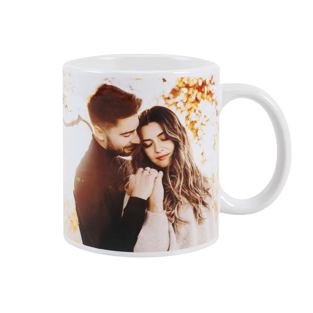 Taza con foto y texto